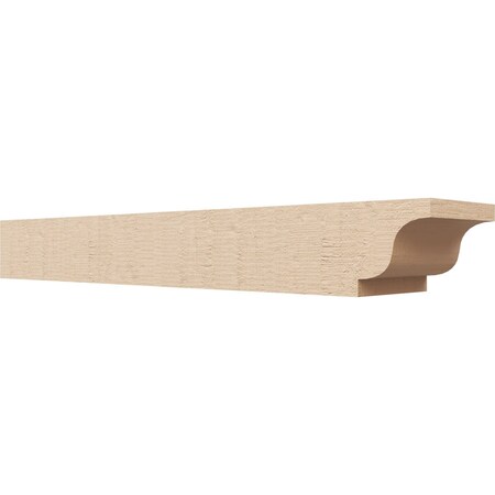 Ekena Millwork 6in. W x 4in. H x 32in. L Newport Woodgrain TimberThane Rafter Tail, Primed Tan RFTUR06X04X32NEWRCPR